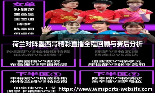 荷兰对阵墨西哥精彩直播全程回顾与赛后分析